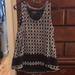 Loft top navy blue xs